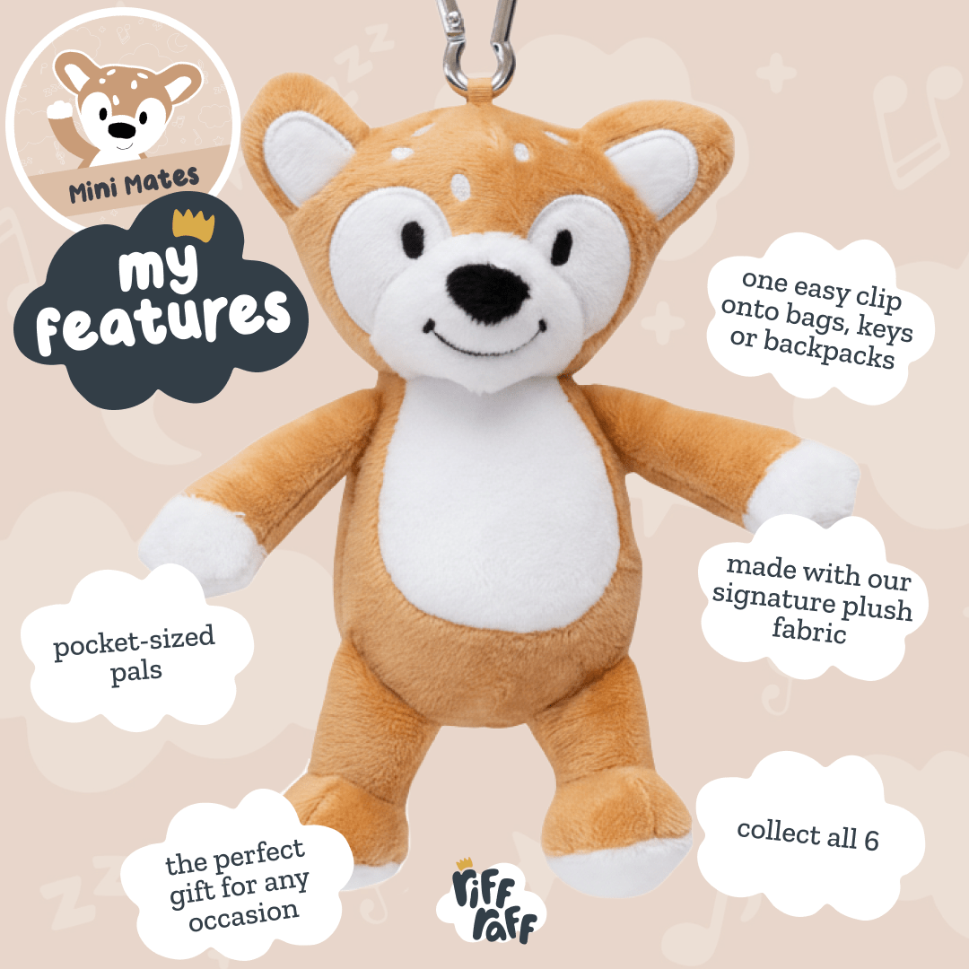 Bag Charm - Raffy the Fawn - Riff Raff Baby AU