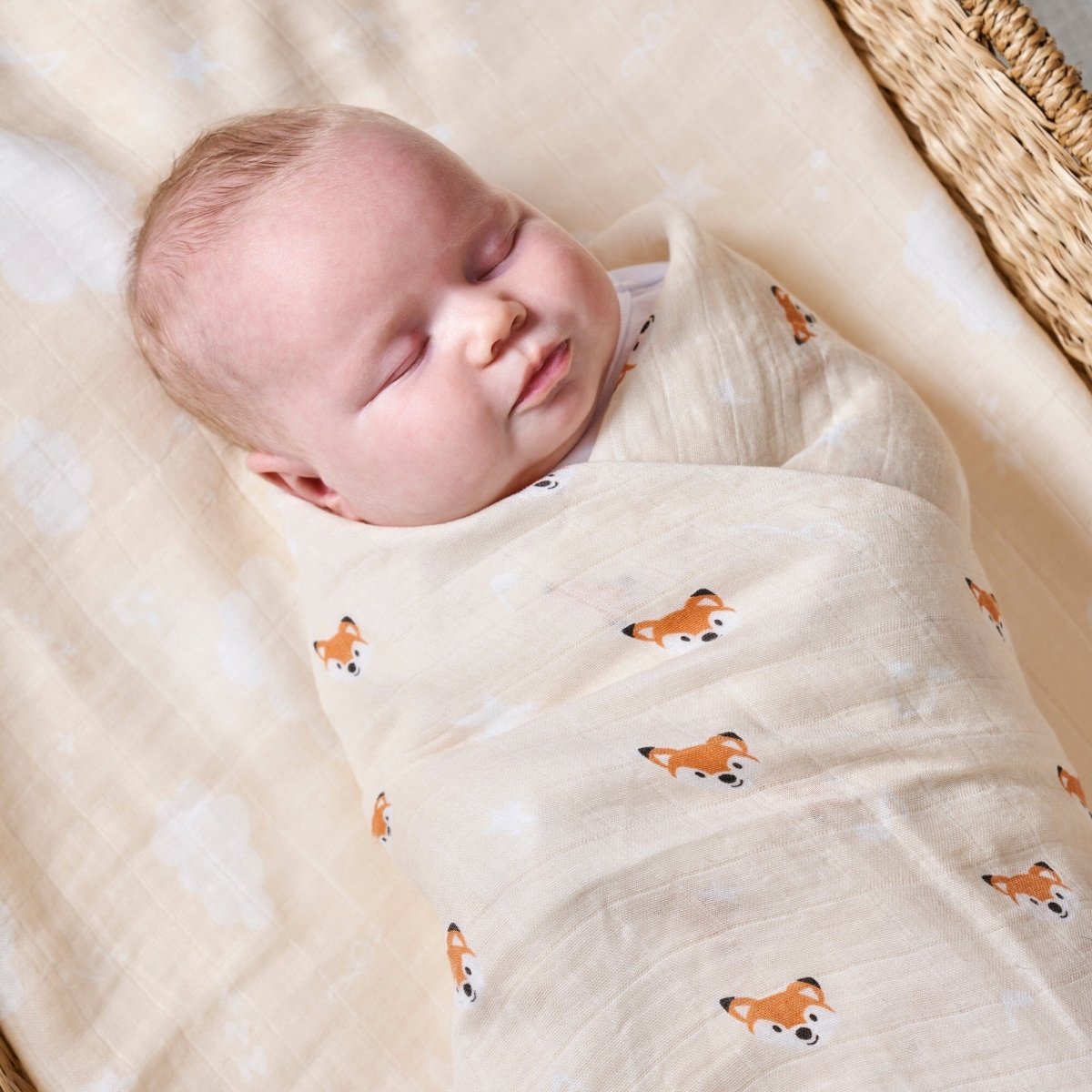 Swaddle 2pk - Riff The Fox - Riff Raff Baby AU