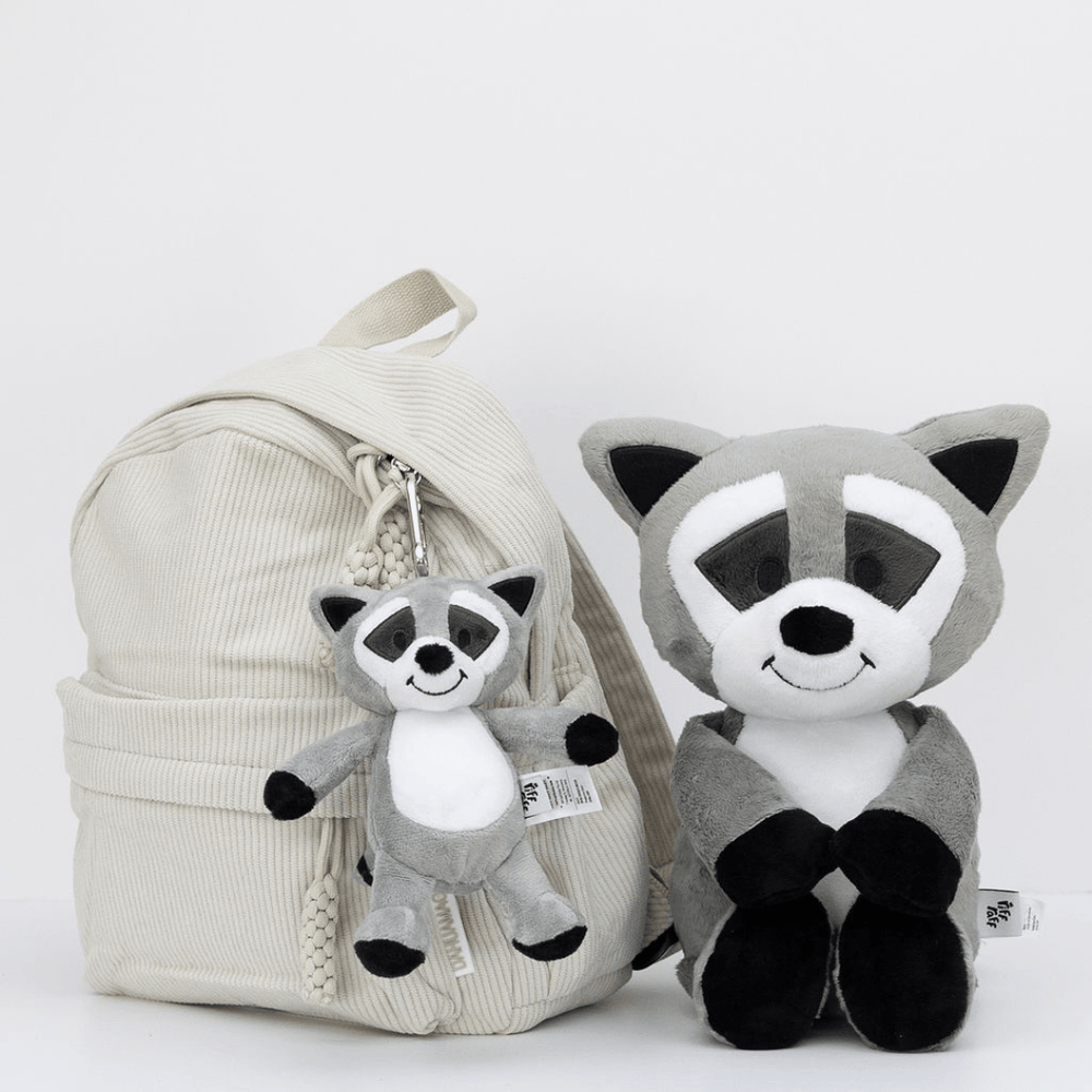 Racoon Riff Raff Bag Charm - Bandit the Raccoon – Riff Raff Baby AU