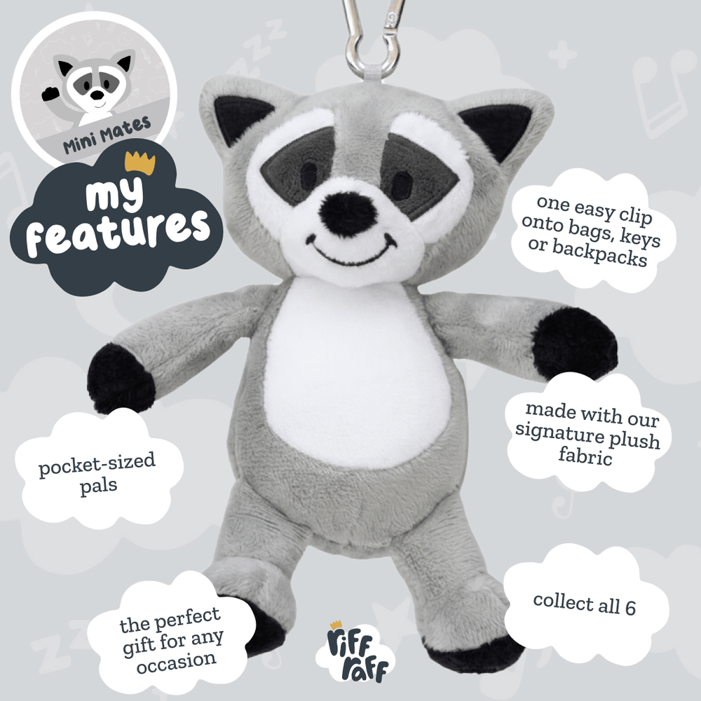 
                      
                        Bag Charm - Bandit the Raccoon - Riff Raff Baby AU
                      
                    