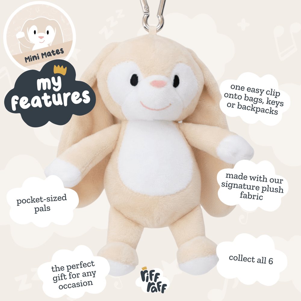 
                      
                        Bag Charm - Clover the Bunny - Riff Raff Baby AU
                      
                    