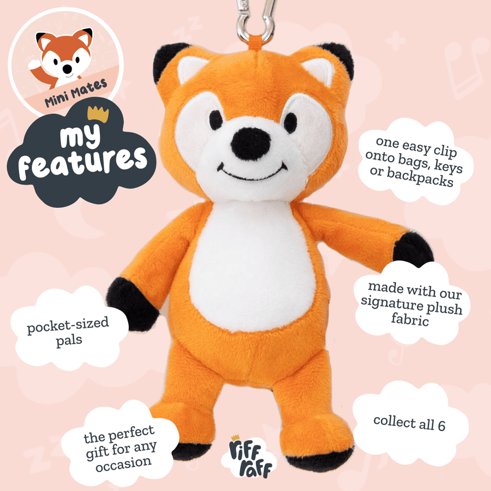 Raccoon Riff Raff Bag Charm - Riff the Fox – Riff Raff Baby AU