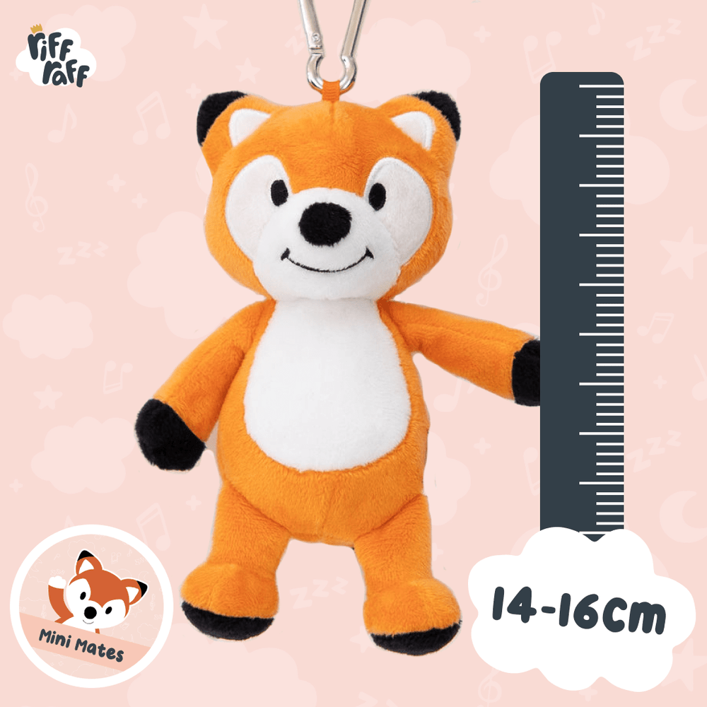 Grey Fox Riff Raff Bag Charm - Riff the Fox – Riff Raff Baby AU