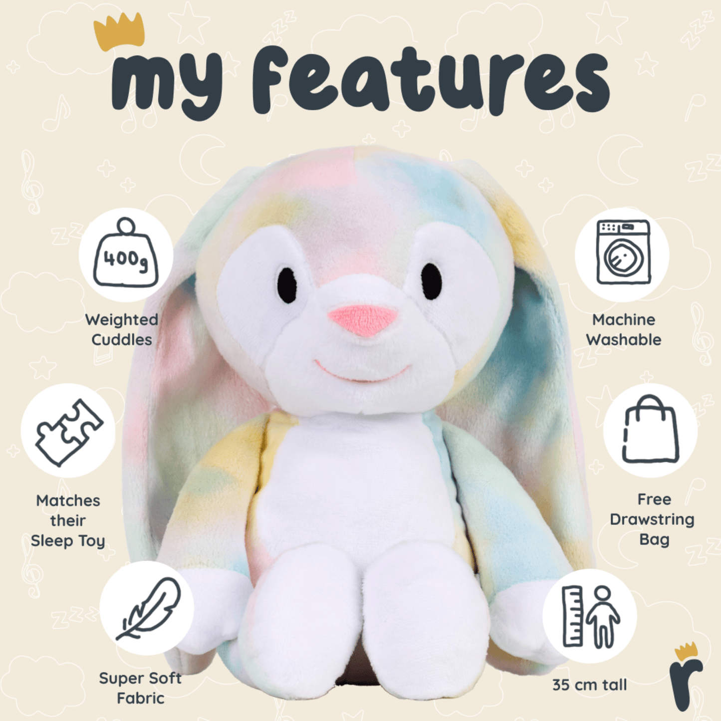 Big Bestie - Dream the Bunny Riff Raff & Co Sleep Toys 