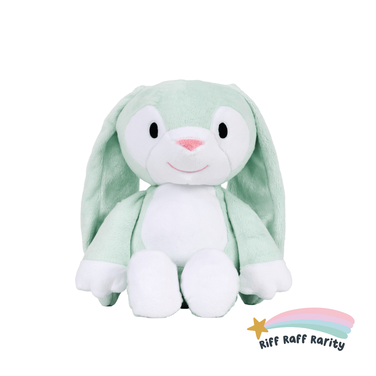 Blue Riff Raff Bunny Rairty Big Bestie - Minty the Bunny – Riff Raff Baby AU
