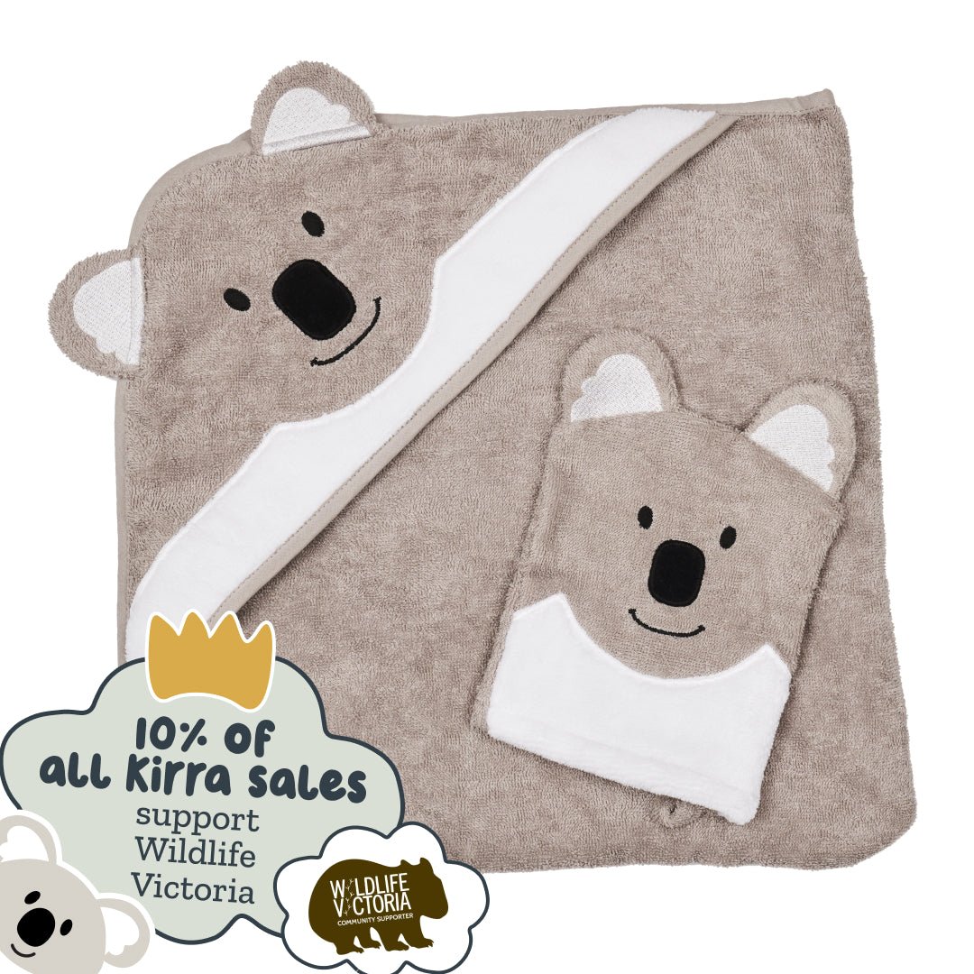 Hooded Towel - Kirra The Koala - Riff Raff Baby AU