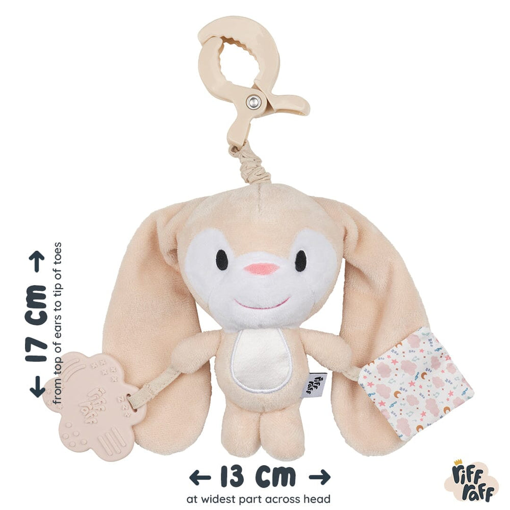 
                      
                        Sensory Pram Toy - Clover The Bunny - Riff Raff Baby AU
                      
                    