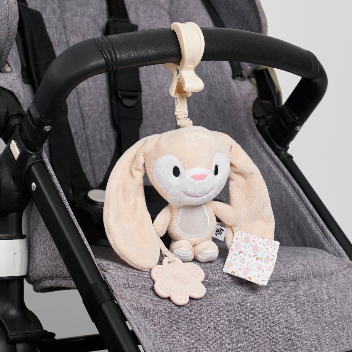 Riff Raff Rabbit Sensory Pram Toy - Clover The Bunny – Riff Raff Baby AU
