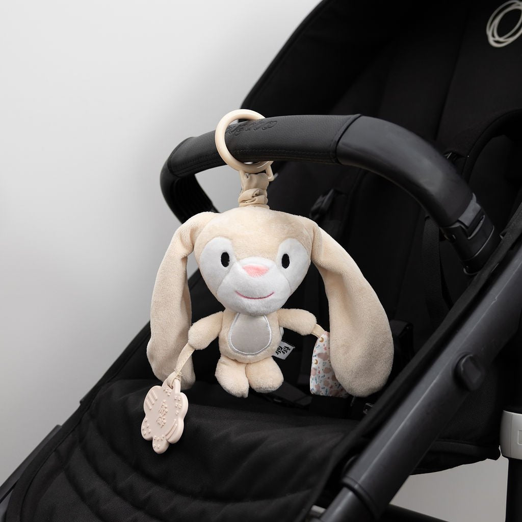 Sensory Pram Toy - Clover The Bunny – Riff Raff Baby AU