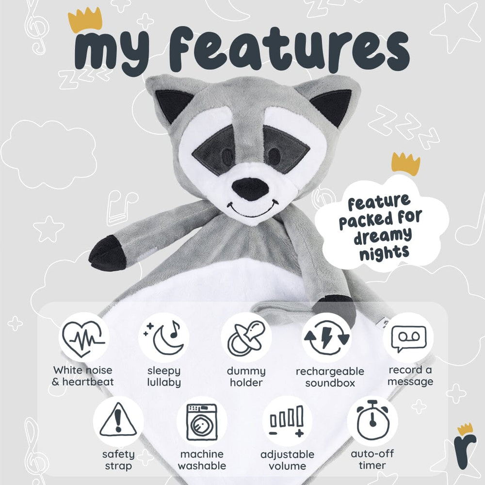 
                      
                        Sleep Toy - Bandit The Raccoon Riff Raff & Co Sleep Toys 
                      
                    