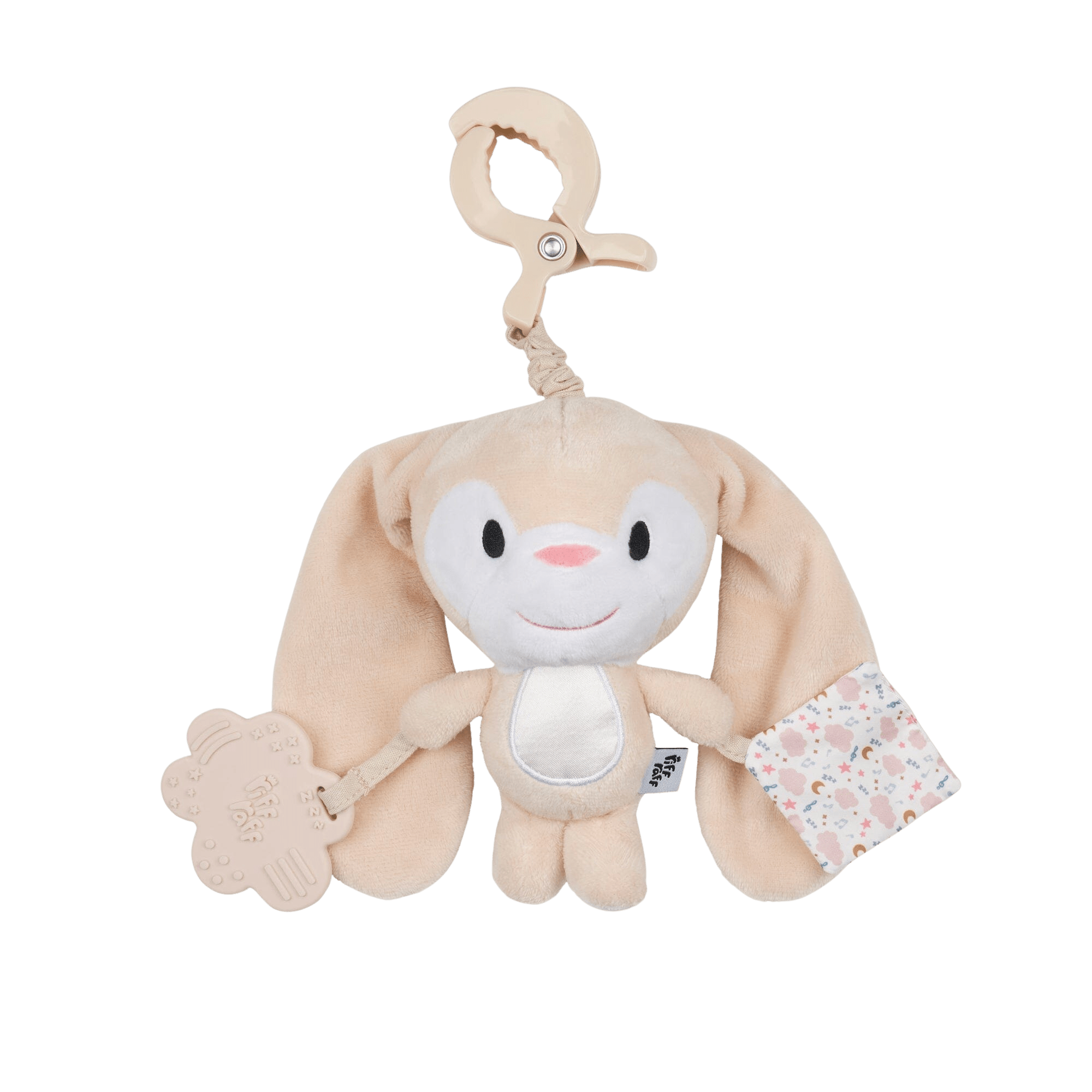Sensory Pram Toy - Clover The Bunny – Riff Raff Baby AU