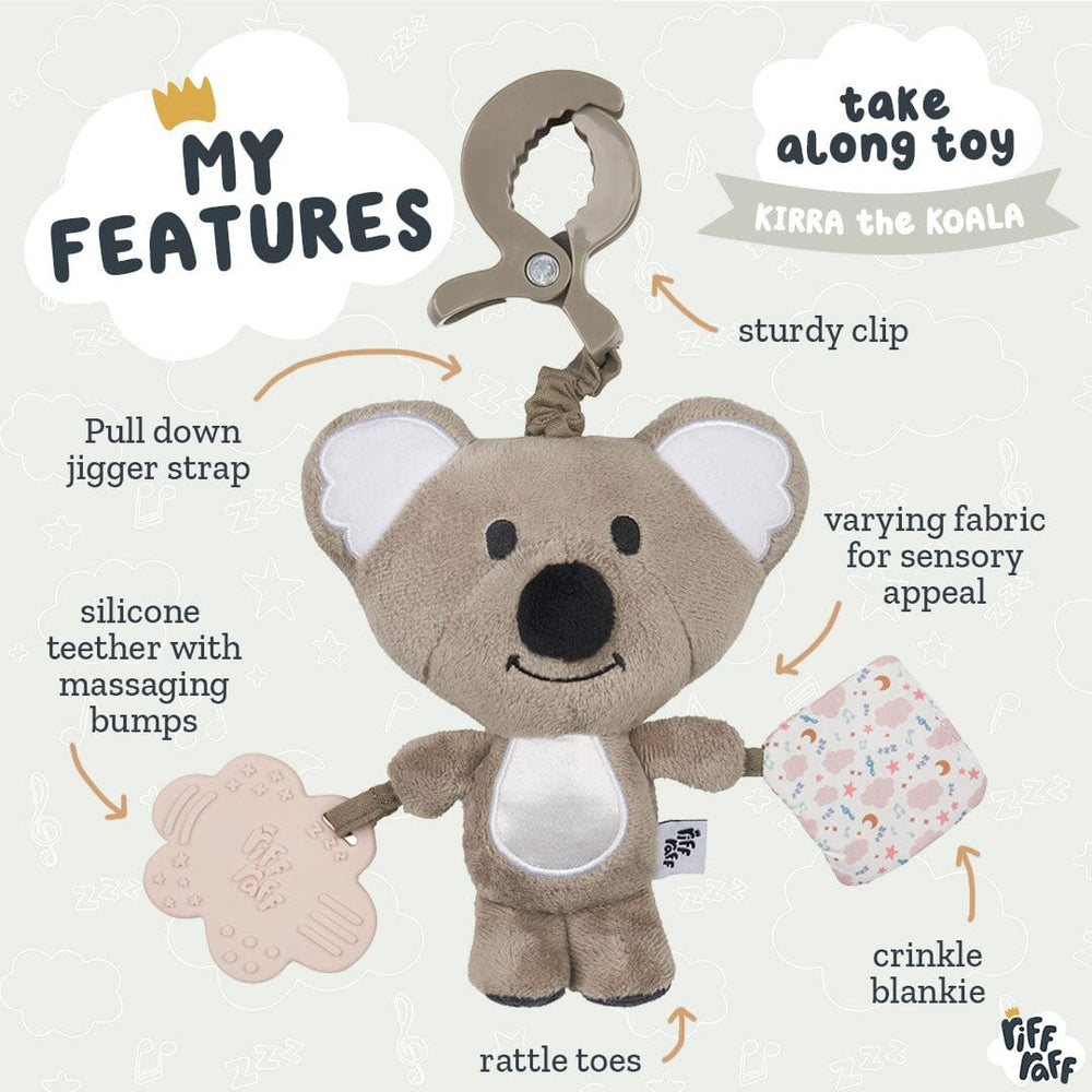Take Along Toy - Kirra The Koala Riff Raff & Co Sleep Toys 