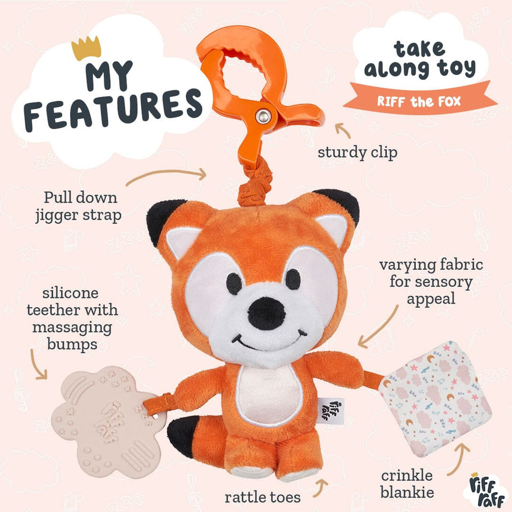 
                      
                        Take Along Toy - Riff The Fox Riff Raff & Co Sleep Toys 
                      
                    