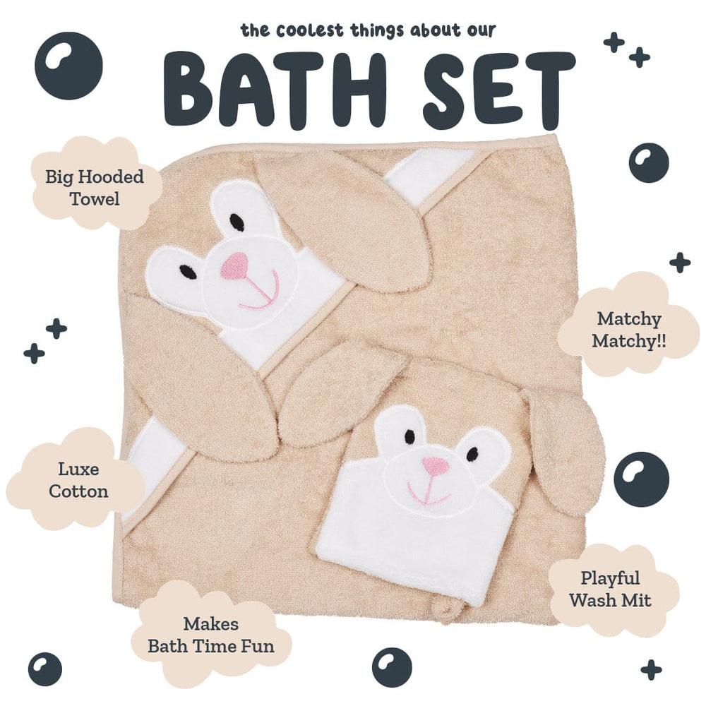 Baby Hooded Towel | Riff Raff Sleep Toys – Riff Raff Baby AU