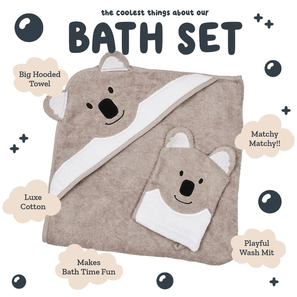 
                      
                        Hooded Towel - Kirra The Koala - Riff Raff Baby AU
                      
                    
