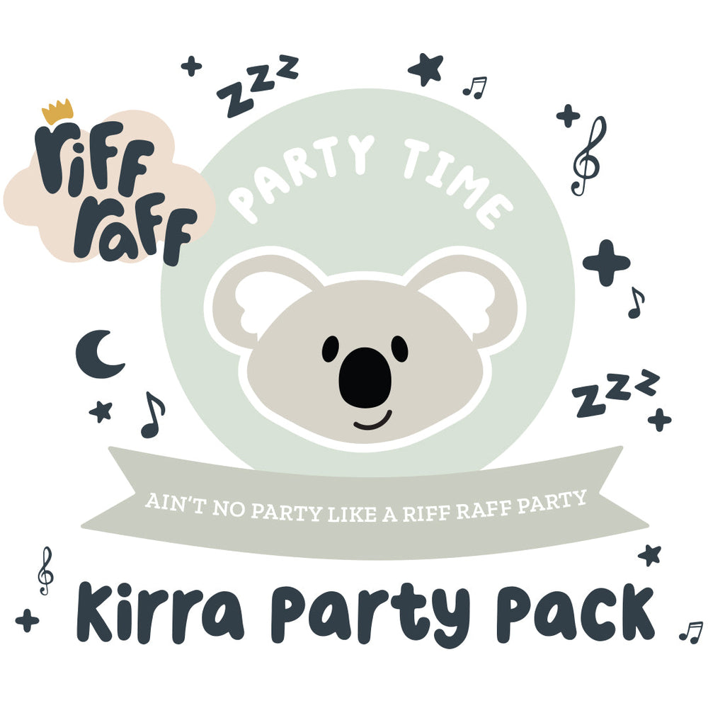 
                  
                    Printable Riff Raff Party Pack Party Pack Riff Raff & Co Sleep Toys Kirra the Koala 
                  
                