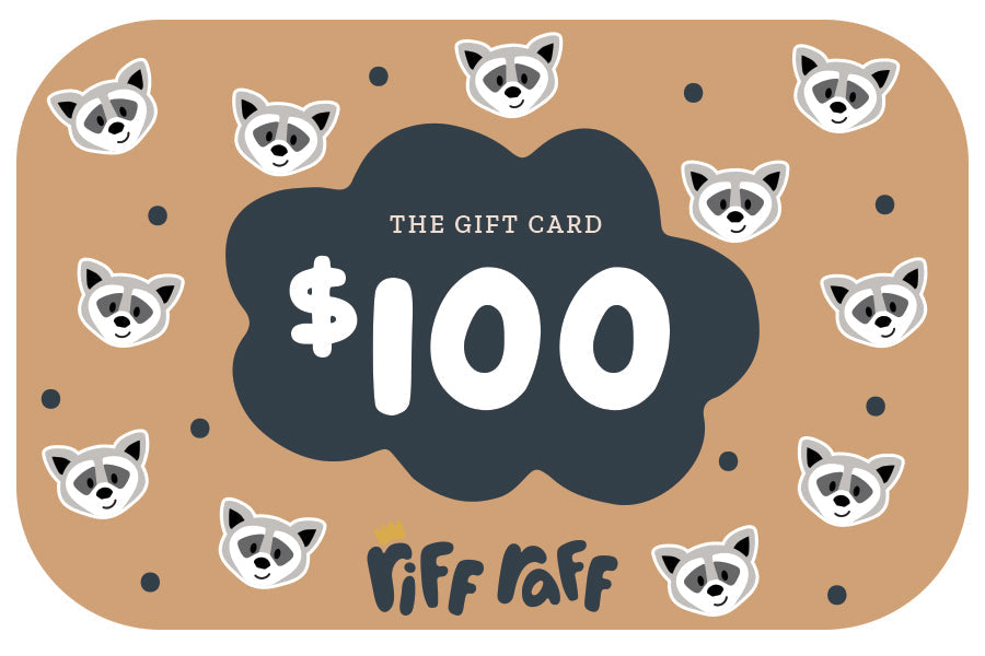 Riff Raff Sleep Toy Gift Card Gift Cards Riff Raff & Co Sleep Toys A$100.00 